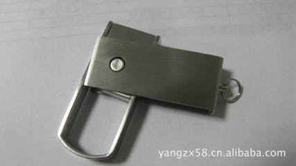 深圳市精工電子 專業生產五金U盤外殼，鋅合金拉絲槍色打造，免費激光打樣助力產品升級